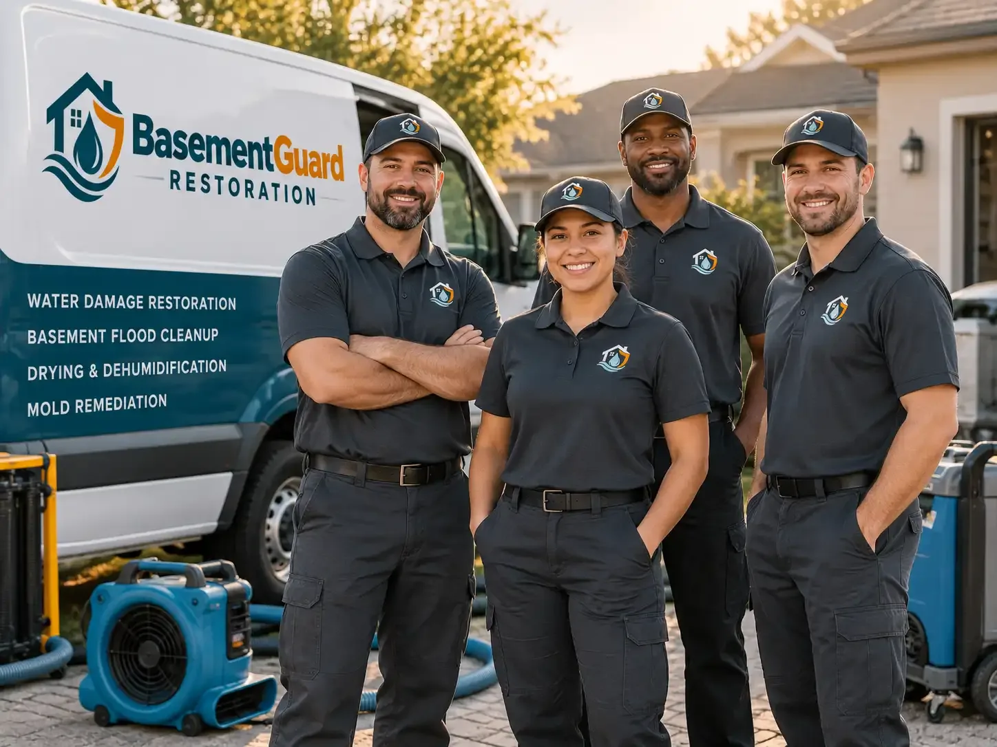 Basement Water Damage Restoration company in Gas, KS